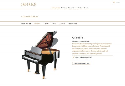 Grotrian-Steinweg Website